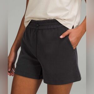 Lululemon Softstreme High-Rise 4" Shorts in Black